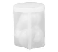 Lurrose Halloween Candle Mold, Crow On Skull Silicone Mould Non-Stick