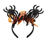 Lurrose Halloween Spider Headband for Women, Lightweight Comfortable Pumpkin Hair Accessory with Unique Design, Versatile Styling for Costume Cosplay and Halloween Celebrations