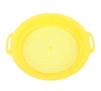 Lurrose Handheld Gold Sifter Pan with Non-slip Handle and Sturdy Plastic Material, Portable Sifting Classifier for Sand and Gravel Mining in Riverbeds, Includes Carry Bag