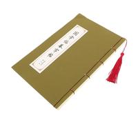 Lurrose Hard Pen Calligraphy Practice Book with Enhanced Stroke Visibility Innovative Tracing Technology Reusable Wear Resistant Paper for Chinese Character Handwriting Exercises Suitable