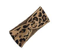 Lurrose Headgear Crossed Headband Ear Warmers Crochet Braided Headscarves Turban Headband Crochet Headband Bandana Headband Leopard Print Earpiece Parent Child