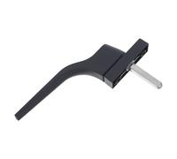 Lurrose Heavy Duty Aluminium Alloy Sliding Window Handle with Ergonomic Grip and Universal Compatibility for Home Doors and Windows, Modern Stylish Appearance Gray