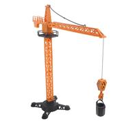 Lurrose Heavy-duty Crane Truck Toy Interactive Construction Vehicles with Movable Parts for Boys Stem Engineering Playset to Enhance Creativity and Motor Skills