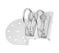 Lurrose Heavy Duty Iron Antenna Pole Wall Mount Bracket with Reliable Support and Strong Stability for Residential Rooftops and Backyard Fences, Outdoor Roof Antenna Mount Kit