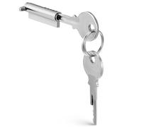 Lurrose Heavy Duty Refrigerator Door Lock Key for Fridge Glass Doors and Freezers with Antitheft Design, Zinc Alloy Material, Includes 2 Keys, for Retail Stores and Supermarkets