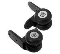Lurrose Heavy Duty Rolling Cart Caster Wheels for Stage Sound Footsteps Silent Replacement Furniture Wheel