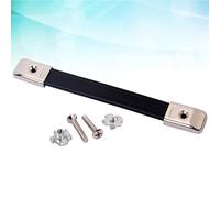 Lurrose Heavy Duty Speaker Carrying Handle with Reinforcing Metal Caps and Plastic-Metal Construction, Black Guitar Cabinet Strap Handle for Musical Instrument Cases and Speaker Boxes