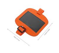 Lurrose Horizontal Arm Badge Holder Armband for Nurses Security Orange Id Card Sleeve with Ergonomic Fit Social Security Card Protector Easy Open and Close Design for Busy Work