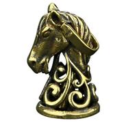 Lurrose Horse Pendant Charm That Does Not Change Colour Vintage Brass Antique Style Brass Craft Pendant for Keychain and Bag Embellishments for Handmade Accessories