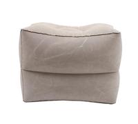 Lurrose Inflatable Leg Rest Pillow for Kids Travel Foot Rest Cushion Adjustable Height Two-layer Inflatable Foot Mat Storage Bag Lightweight Airplane and Train Essentials