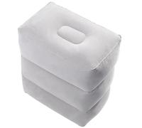 Lurrose Inflatable Leg Rest Pillow Travel Foot Support for Airplane, Bus and Outdoor Activities, Foldable and Portable