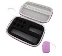 Lurrose Insulin Vial Storage Container with Shockproof Eva Material and Dedicated Compartments, Protective Zippered Case for Diabetic Supplies, Moistureproof and Travel-Friendly Storage