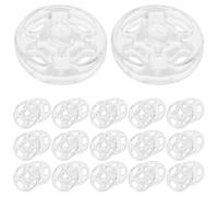 Lurrose Invisible Snap Buttons with Smooth Surface and Comfortable Touch Hemline Snap 100pcs Resin Material for Jackets and Fashion Clothes for Scrapbooking and Handmade Crafts
