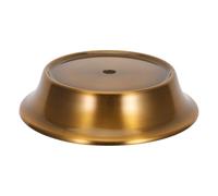 Lurrose Iron Floor Lamp Base Replacement with Weighted Circular Disc for Quiet and Steady Support Contemporary Golden Standing Lamp Base and Home Decor