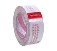 Lurrose Korean 153 Yards X 1.8 Inch, Bold Yellow and Black Stripes Tamper Proof Void Transfer Security Tape Roll Heavy Duty Packaging Seal with Temperature Resistant Opp Tape for Shipping