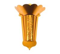 Lurrose Large Alloy Metal Hanging Incense Stick Holder with Wall Mount and Filigree Design, Chinese Style Feng Shui Ornament for Home Altar, Meditation Room, and Wealth Decoration