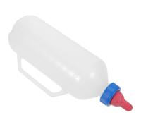 Lurrose Large Capacity Lamb Feeding Bottle with Construction Natural Teat Design for Goat and Livestock Nursing Easy to Clean Animal Milk Feeder for Birth to Weaning