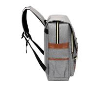 Lurrose Large Capacity Laptop Storage Backpack with Adjustable Shoulder Strap and Waterproof Oxford Cloth Material for Business and Picnic Outdoor Use