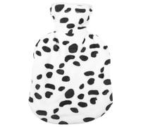 Lurrose Leakproof Rubber Warm Belly Bag 500ml with Thick Plush Cover, Smooth the Touch Hand Warmer for Cold Weather and Relief Random Color