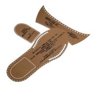 Lurrose Leather Slippers Template Quilting Templates Stencils Kraft Paper Fit for 40 Size Sandal DIY Modern Elegant Stylish Design Complete Component Set for Leather Crafting Projects