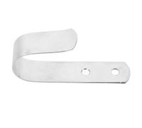 Lurrose Life Ring Holder Stainless Steel Marine Iron Mounting Bracket with Wear-Resistant Coating for Pool and Boat Safety