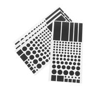 Lurrose Light Blocking Stickers Light Dimming Tape Black 4pcs for Electronics to Reduce Brightness LED Covers Adhesive Coated Paper by 50% to 80% for Appliances and Routers