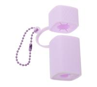 Lurrose Lipstick Storage Bag Purple Silicone Material for Portable Lipstick Holder Case Purse Organizer for Daily Use