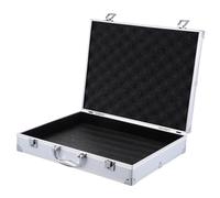 Lurrose Lockable Aluminum Alloy Medicine Box Portable Multi Functional Carrying Case for Tools Jewelry and Accessories for Home Office and Travel Use
