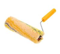 Lurrose Long Pile Paint Roller Brush with Extended Reach, Cotton Thread Material and Easy to Clean Design for Painting Exterior Walls and Floors