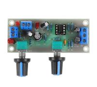 Lurrose Low Pass Bass Amplifier Board Preamp with Adjustable Tone for Audio Equipment and Recording, Fr-4 Fiberglass Copper Circuit Subwoofer Digital Amplifier Module Random Color