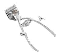 Lurrose Manual Hair Clipper, Hand Hair Cutter, Stainless Steel Manual Haircut Tool, Portable Trimmer, Non-Electric, Low Noise