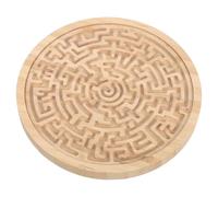 Lurrose Maze Board: Kids Wooden Labyrinth Board Game - Bead Maze Puzzle Supplies For Preschool Learning - Balance Training Toy For Toddlers