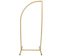 Lurrose Metal Arch Backdrop Stand Half Moon Balloon Floral Frame Wedding Arch Backdrop Stand for Ceremony Birthday Party Garden Decor