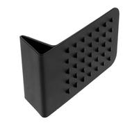 Lurrose Metal Bass Drum Anti-slip Holder with Nonslip Base, Portable Drum Set Accessory Preventing Creep and Sliding, for Home Practice and Music Venues