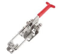 Lurrose Metal Cabinet Clasp Toggle Clamp Latch Heavy Duty Adjustable Lock for Wooden Boxes and Workshop Applications