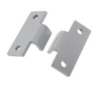 Lurrose Metal Hinge Replacement Kit for Vinyl Record Player Dust Cover with Brackets, Screws, Washers and Nuts, Easy Installation and Stable Closure for Stereo Turntable at Home or Studio