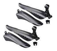 Lurrose Mountain Bike Mudguard Full Coverage Rear and Front Mud Guard with Thickened Wide Design, Sturdy and Lightweight Mudflaps Suitable for Cycling and Racing on Road or Trail