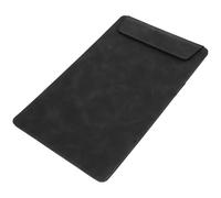 Lurrose Multi-Function Leather Menu Clipboard A5 15x25cm Night Sky Black Writing Board Office Document Folder Restaurant Order Holder