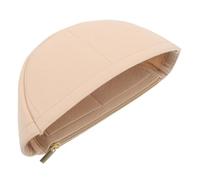 Lurrose Multi-Pocket Felt Purse Organizer Insert and Bag Shaper with Zipper, Crescent Moon Shaped Handbag Liner, Sturdy and Anti-Shifting, Fits Tote and Underarm Bags with Upright