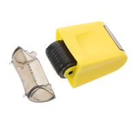 Lurrose Music Staff Roller Stamp with 5 Dashed Lines Yellow Chord Marking Stamp for Music Notebooks Calligraphy Guideline Roller for Classroom and Home Use