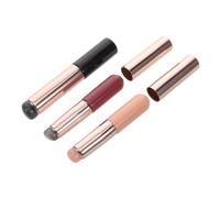 Lurrose Nail Art Brushes Nail Applicator Brush Silicone Soft 3pcs Versatile and Flexible for for Manicure and Gel Art Tools