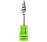 Lurrose Nail Art Metal Bits Tungsten Steel Grinding Drill Bit Strong Hard to Break Silver for Men and Women Natural and Artificial Nails Manicure Use