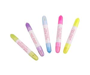 Lurrose Nail Polish Remover Pen Random Color Easy to Carry 5pcs Plastic Correction Pencil Manicure Tool Removes Nail Polish for Professional at Home Use