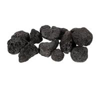 Lurrose Natural 250g Decorative Black Rocks for Fish Stone Volcanic with Excellent Water Circulation and Wear Resistance Tanks and Flowerpots for Home and Fireplace Landscaping