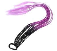 Lurrose Natural Looking Colored Hair Braid Ponytail Extension for Women Made of High Temperature Fiber with Stylish Design, Safe to Skin, for Celebration and Fancy Dress