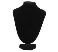 Lurrose Necklace Bust Holder Jewelry Organizer Display Stand with Fabric and Plastic Materials for Home Store Trade Shows Keeps Necklaces Tidy and Showcases Pendants Beautifully Height