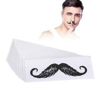 Lurrose Nose Hair Wax Kit with 50Pcs PP Beard Stickers for Protective Hair Removal at Home and On the Go Suitable for Beginners
