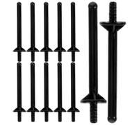 Lurrose Nose Wax Sticks Wax Applicator Sticks 30Pcs Black Portable Nasal Hair Removal Tools for Precise Nose Waxing and Facial Hair Care at Home