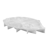 Lurrose Novelty Small Frog Mold Silicone Frog Shaped Leaf Shaped Flexible Delicate Vivid Epoxy Resin Craft Mold for DIY Handcrafts