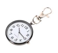 Lurrose Nurse Watch Pocket Watch with Large Dial, Zinc Alloy Material, Key Buckle Design, and Easy Viewing, for Occasions and Nursing Students a Portable and Practical Timepiece